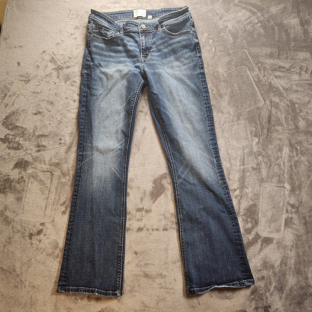 BKE Jeans Womens 30x31 Blue Payton Bootcut Dark Wash Denim Buckle